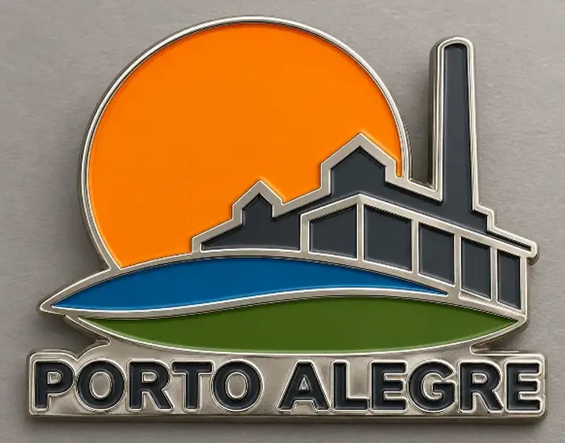 Pin campanha Porto Alegre