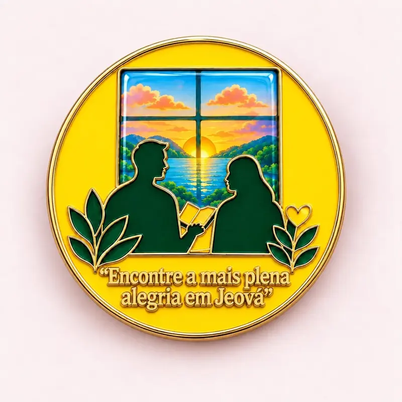 Pin Assembleia "Encontre a mais plena alegria em Jeová"