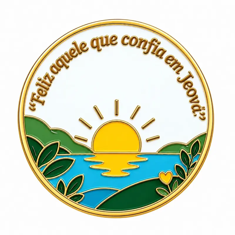 Pin Assembleia "Feliz aquele que confia em Jeová"
